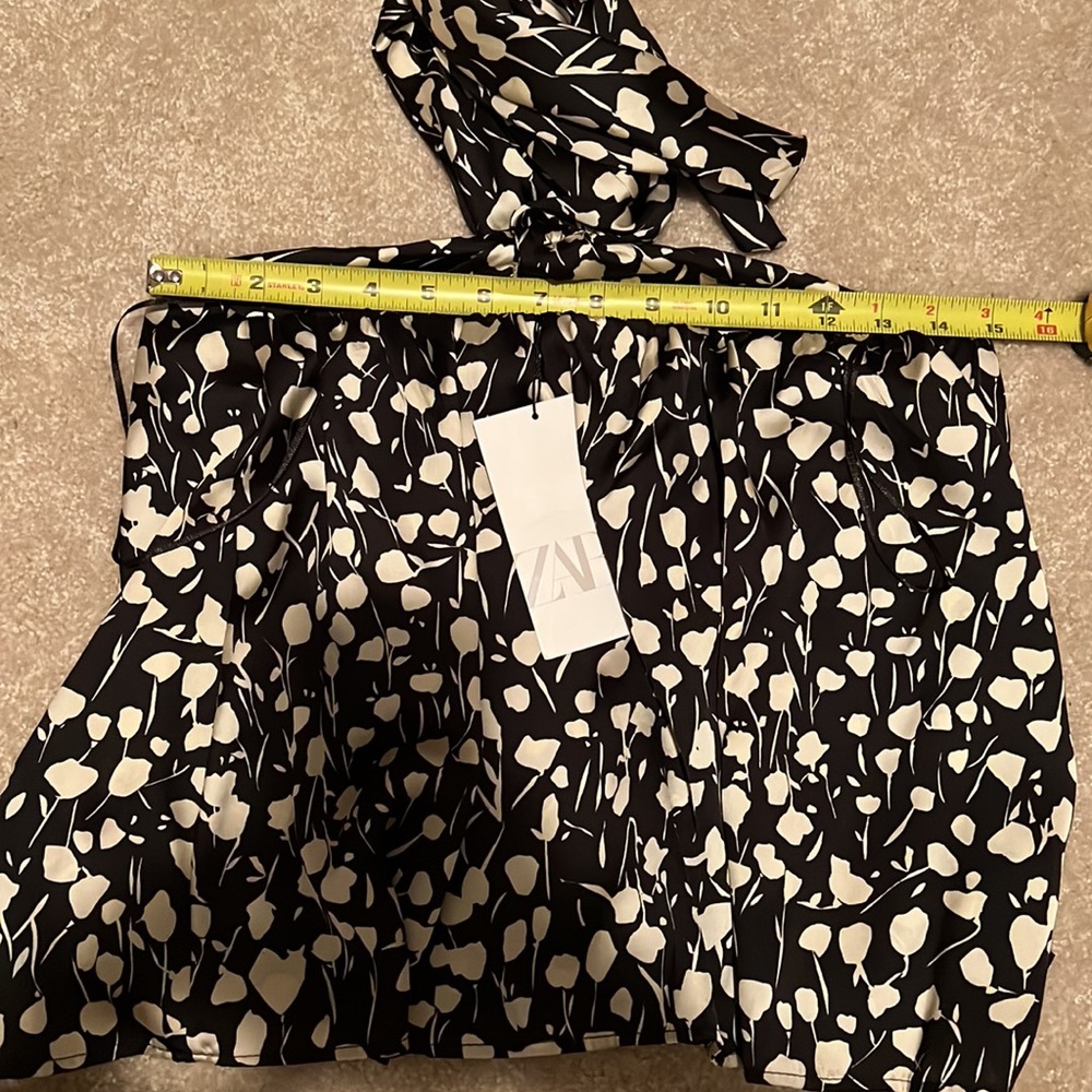 ZARA FLOWY PRINT TOP - Picture 7 of 8